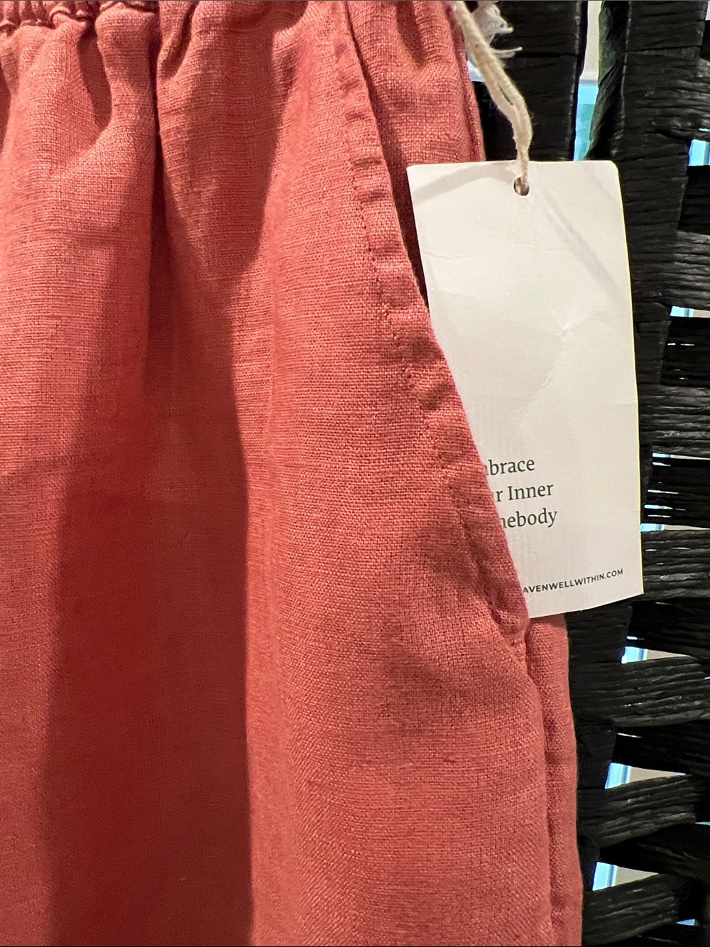 Talbots Haven Linen Shorts in Dusty Pink Coral NWT - Picture 5 of 10